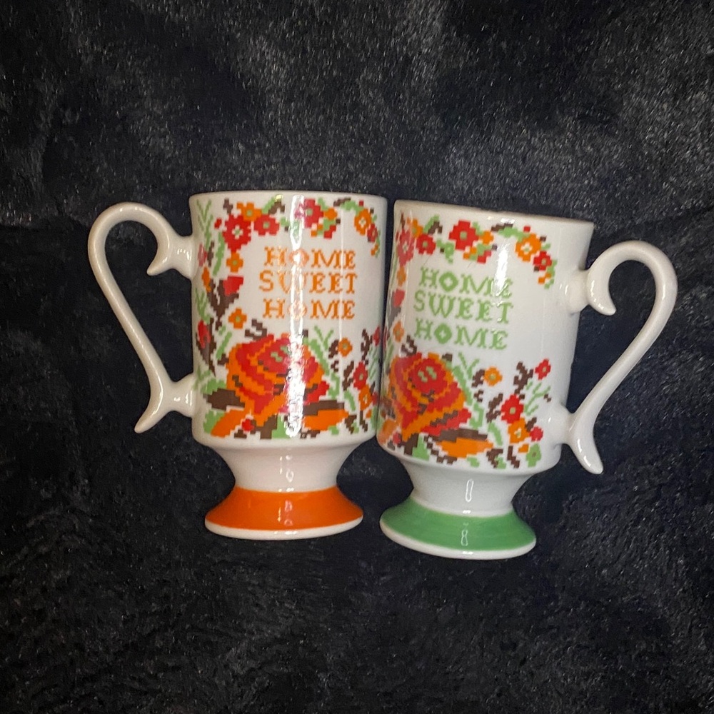 MCM Home Sweet Home Mugs (Set of 2)